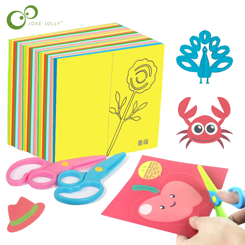 Kid Toys And Craft - Paper-Cut Set Paper Cutting Scissor Skills