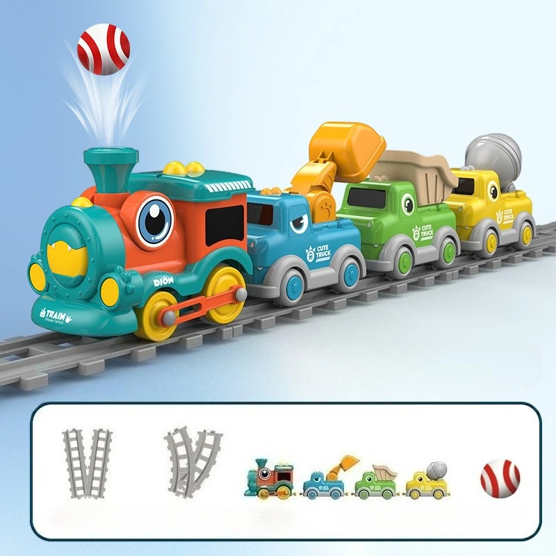 Kids Toys Vehicle - Kids Spray Steam Track Miniature DIY