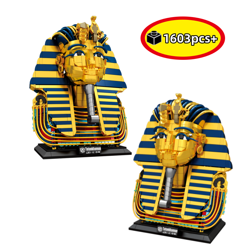 Kids Toys Egypt - DIY Egyptian Pharaoh Golden Mask Building