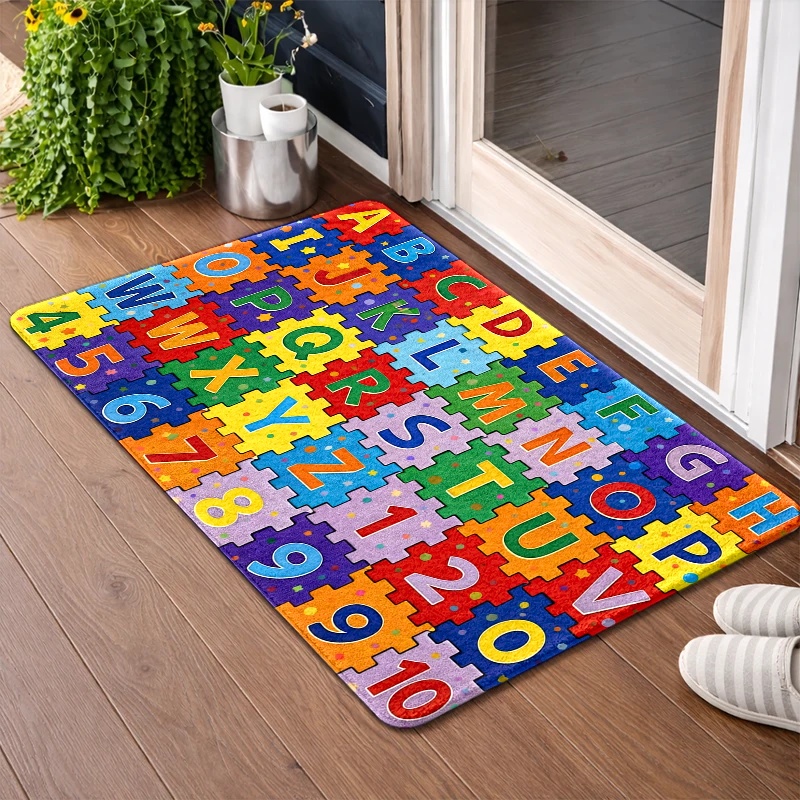 1pc 2D Flat Alphabet & Numbers - Bath Letter Number Foam recension och pris