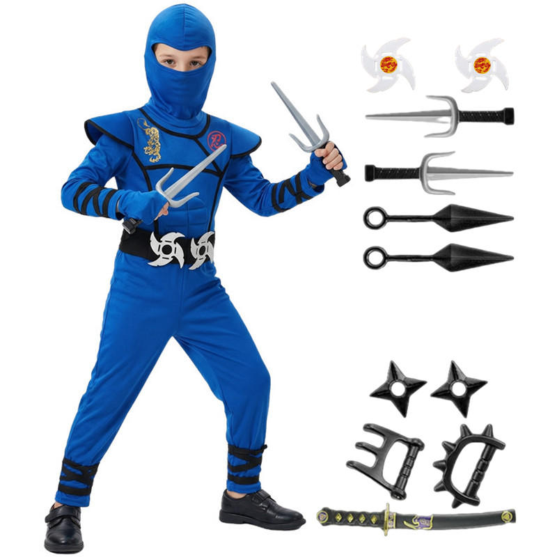 Black and Blue Ninja Costume f - Kids Toys Boys recension och pris