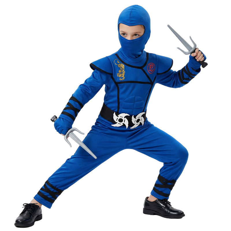 Black and Blue Ninja Costume f - Kids Toys Boys recension och pris