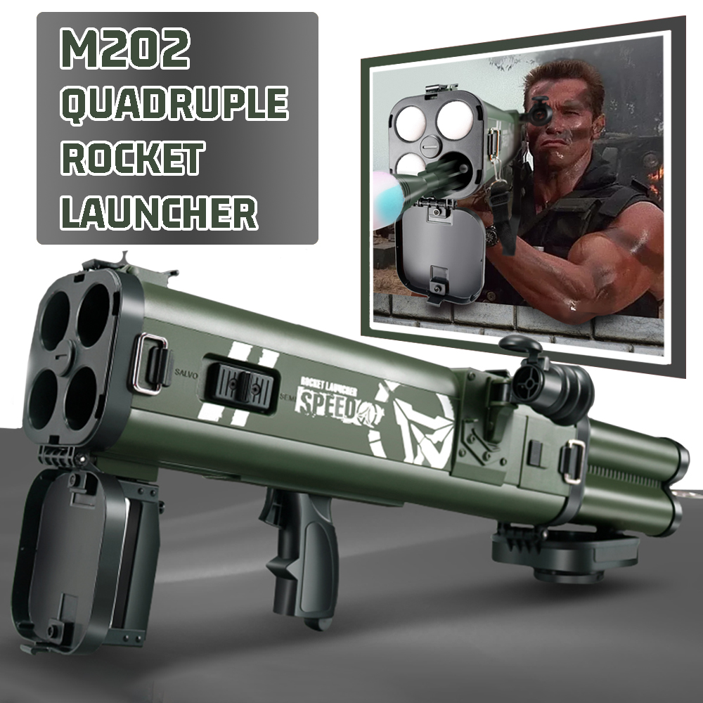M202 Quadruple Rocket Launcher - Foam Dart Gun recension och pris