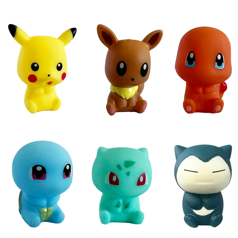6Pcs Pokemon Bath Toys Pikachu - Kids Toys Under 1 Year recension och pris