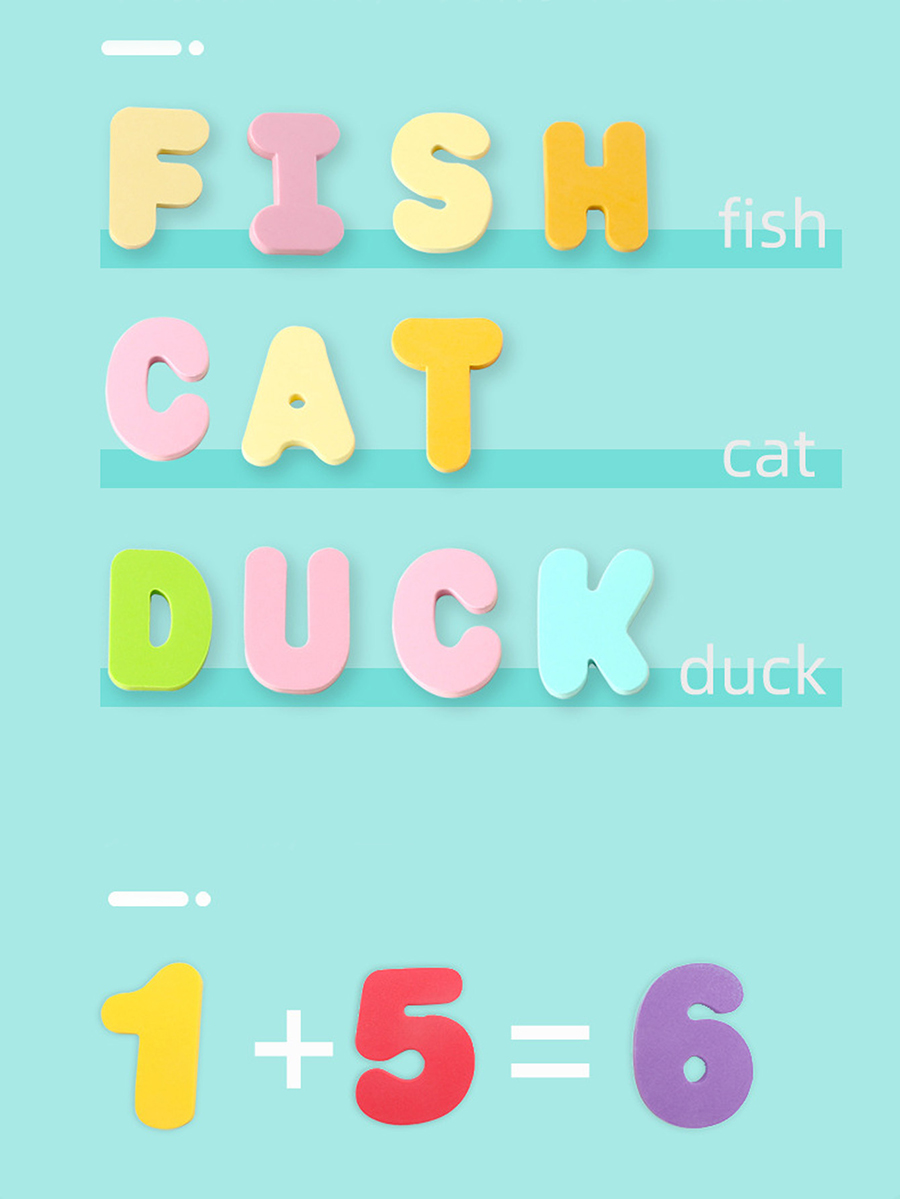 Children Bath Toys Foam Fun Fl - Bath Letter Number Foam recension och pris