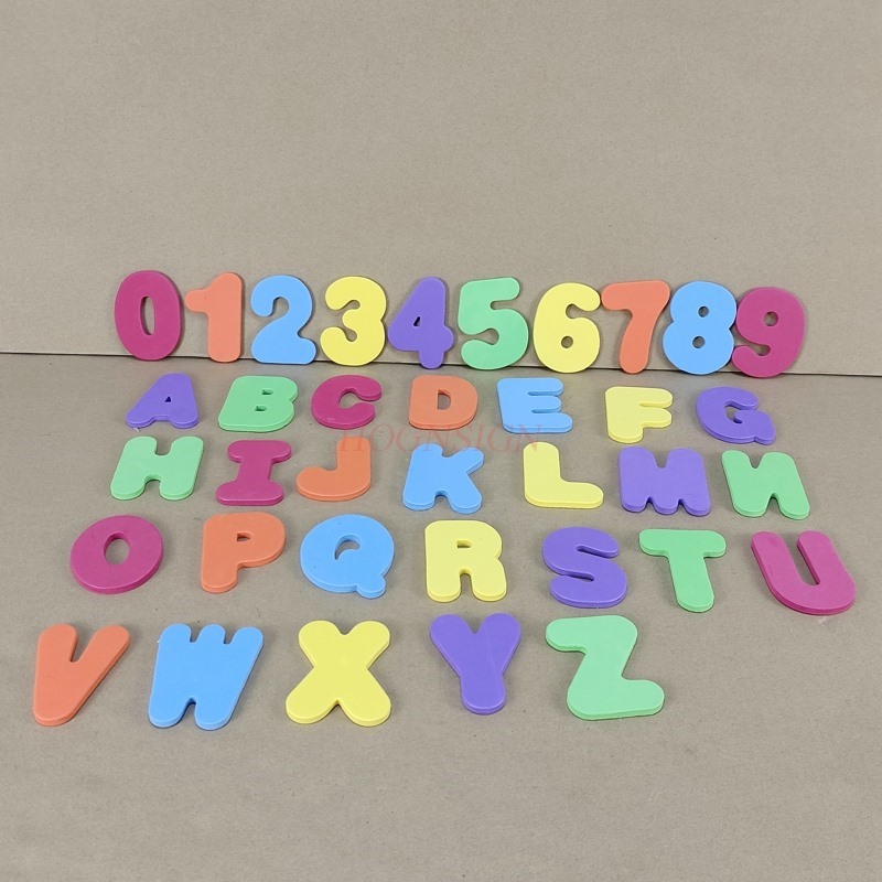 36PCS/set Baby Kids Children E - Bath Letter Number Foam recension och pris