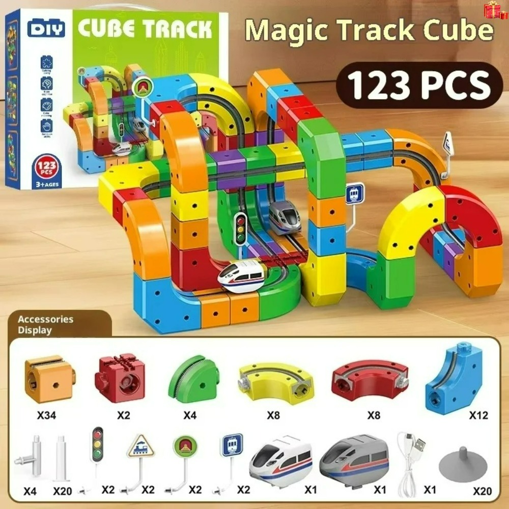 Electric Magnetic Track Set wi - Kids Toys Vehicle recension och pris