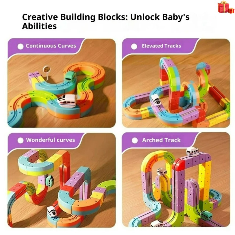 Electric Magnetic Track Set wi - Kids Toys Vehicle recension och pris
