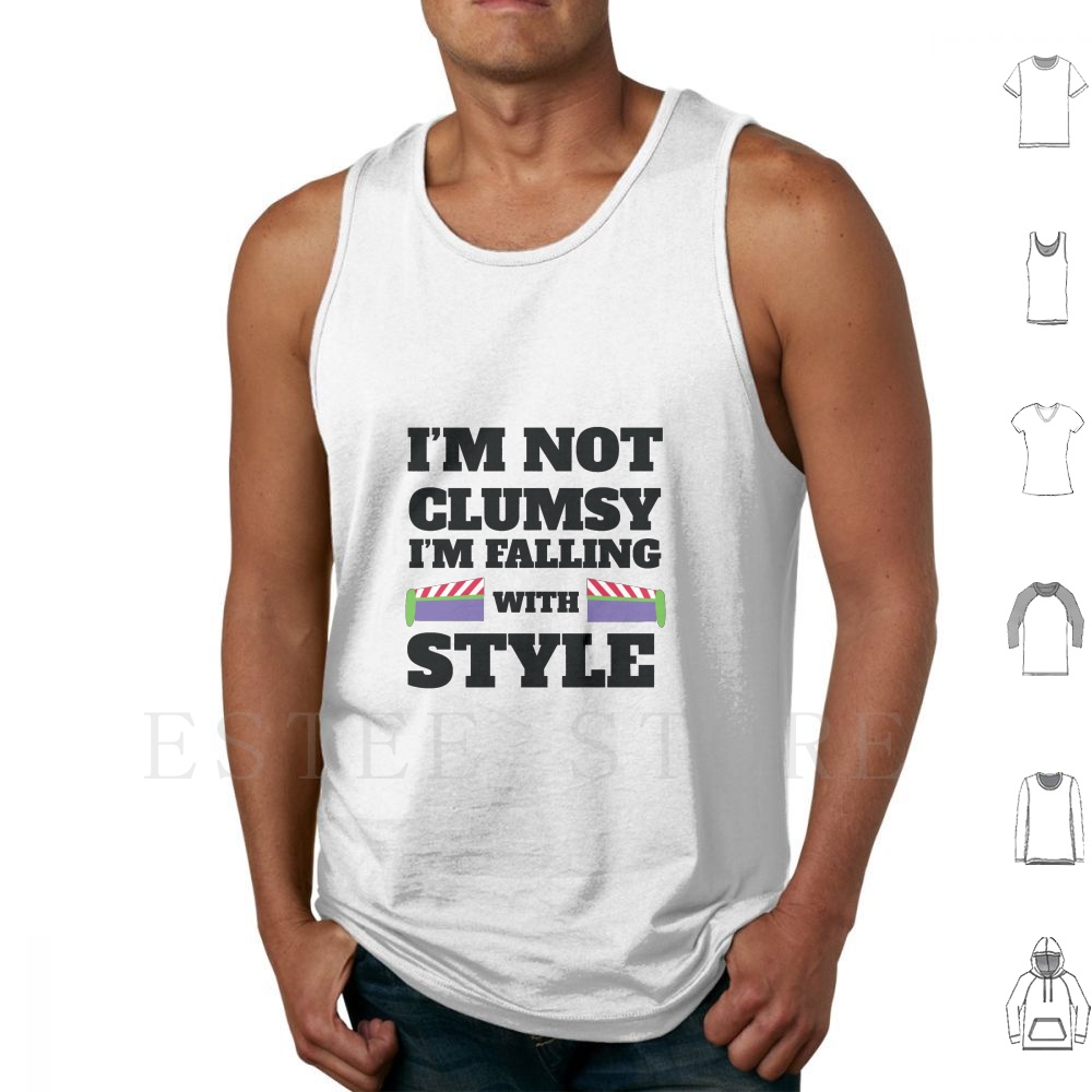 Clumsy Tank Tops Vest Sleevele - Kids Toys Vector recension och pris
