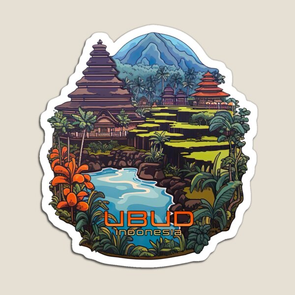Ubud Bali Indonesia  Magnet Ch - Kids Toys Indonesia recension och pris