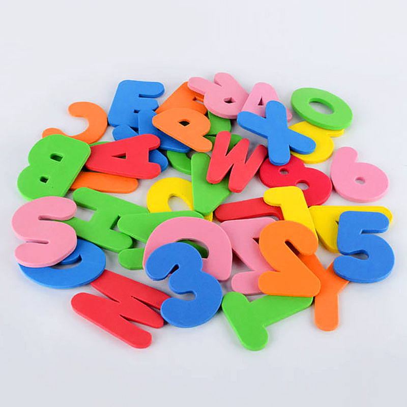 36PCS/set Baby Kids Children E - Bath Letter Number Foam recension och pris