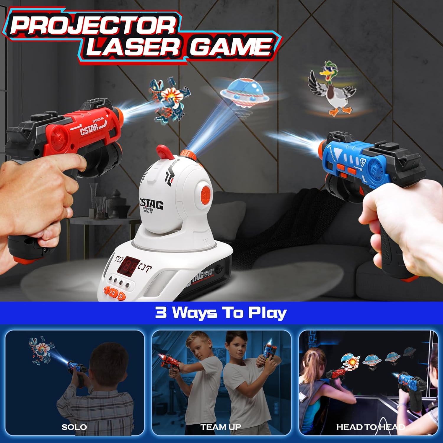 VATOS Infrared Laser Tag Proje - Laser Tag Set Kids recension och pris