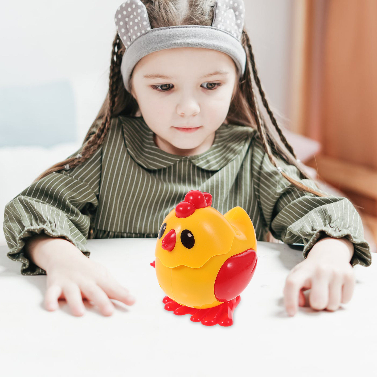 3Pcs Jumping Yellow Chick Wind - Kids Toys Vehicle recension och pris
