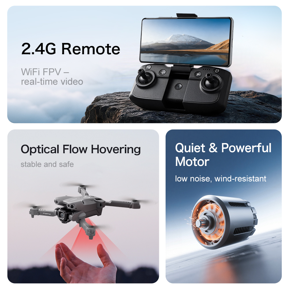 New GT50 Drone 8K HD Dual Came - Xiaomi Kids Toys recension och pris