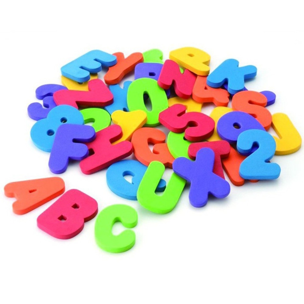 36 pcs Sticker Game for Unisex - Bath Letter Number Foam recension och pris