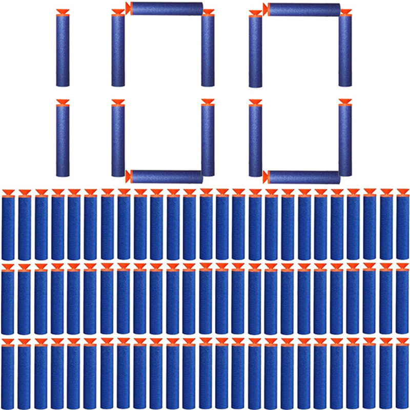 100PCS Blue Sucker Head Bullet - Foam Dart Gun recension och pris