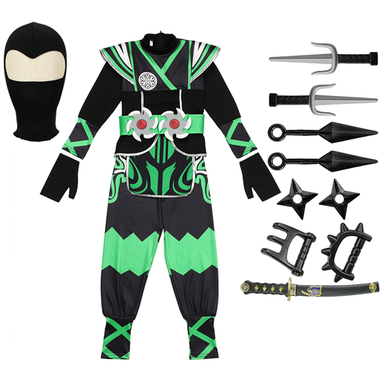 Green Ninja Costume for Kids w - Kids Toys Boys recension och pris