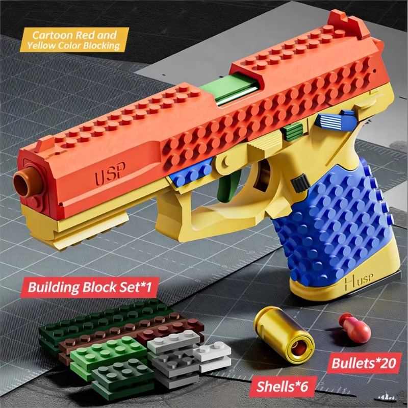 Building Block Blaster Toy Gun - Kids Toys Boys recension och pris