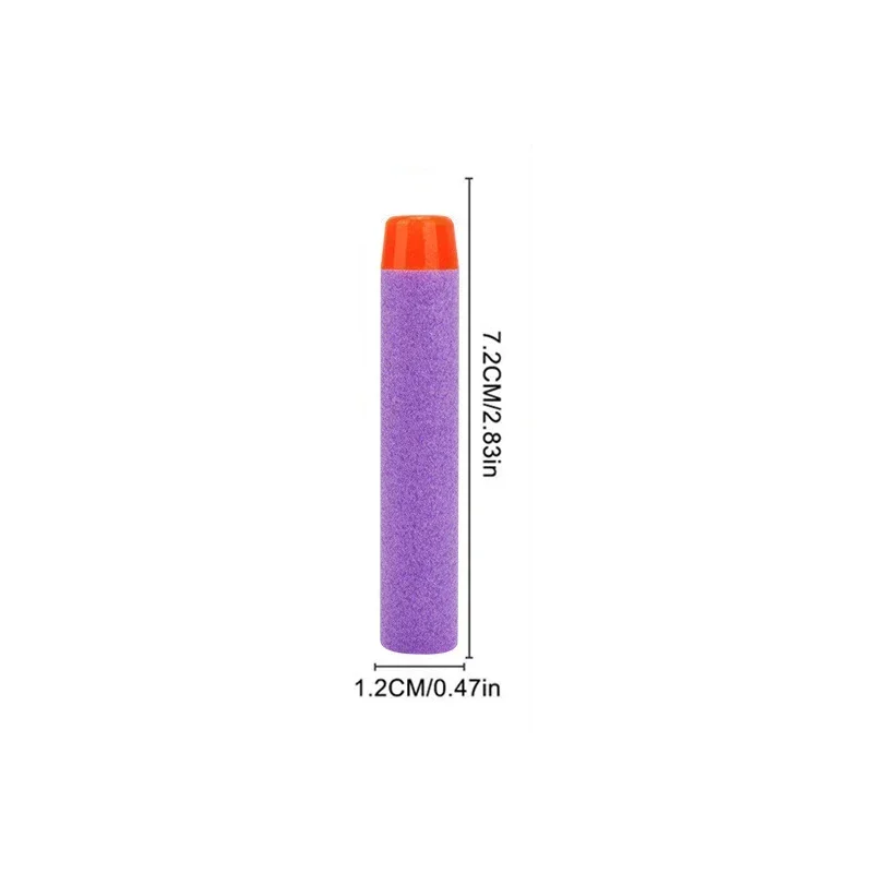 23KPurple Solid Round Head Bul - Foam Dart Gun recension och pris