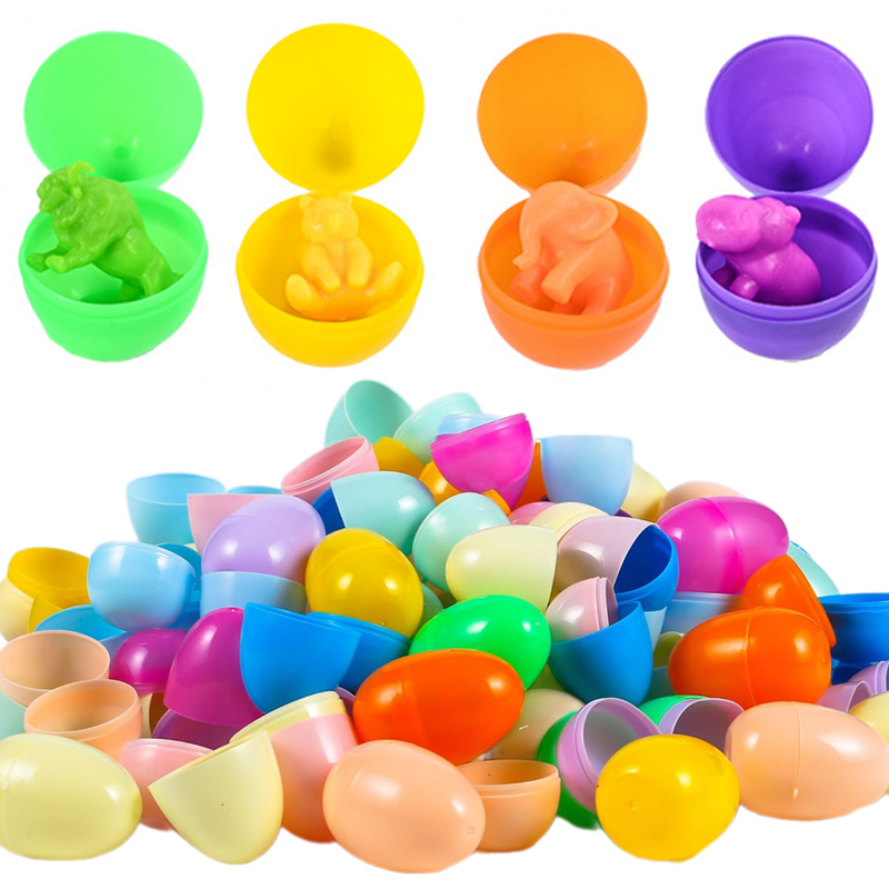 12/24Pcs Empty Easter Eggs Pla - Kids Toys Packaging recension och pris