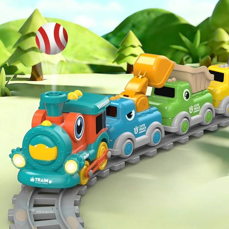 Kids Spray Steam Track Miniatu - Kids Toys Vehicle recension och pris