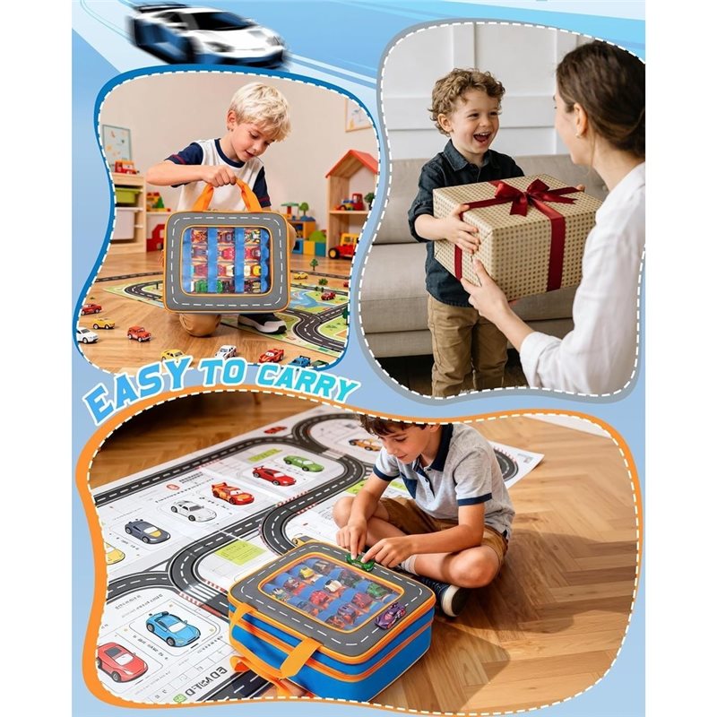 AINY- Truck Storage Case With  - Hot Wheels Car Monster Trucks recension och pris