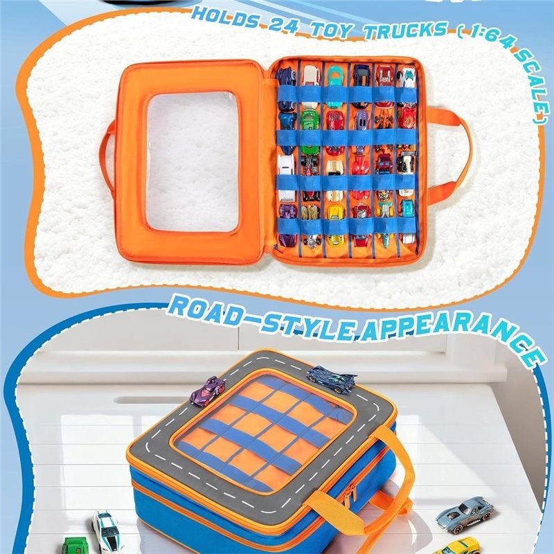 AINY- Truck Storage Case With  - Hot Wheels Car Monster Trucks recension och pris