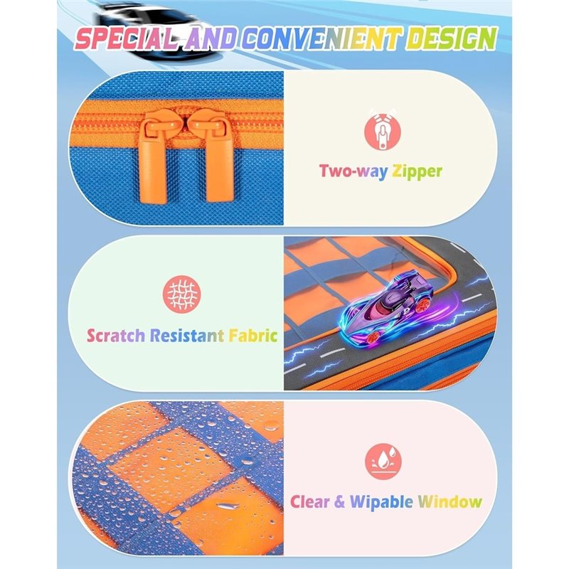 AINY- Truck Storage Case With  - Hot Wheels Car Monster Trucks recension och pris