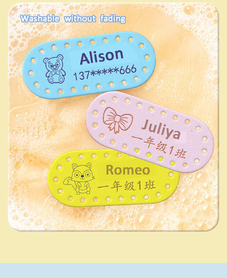 Customized Name Leather Label  - Laser Tag Set Kids recension och pris