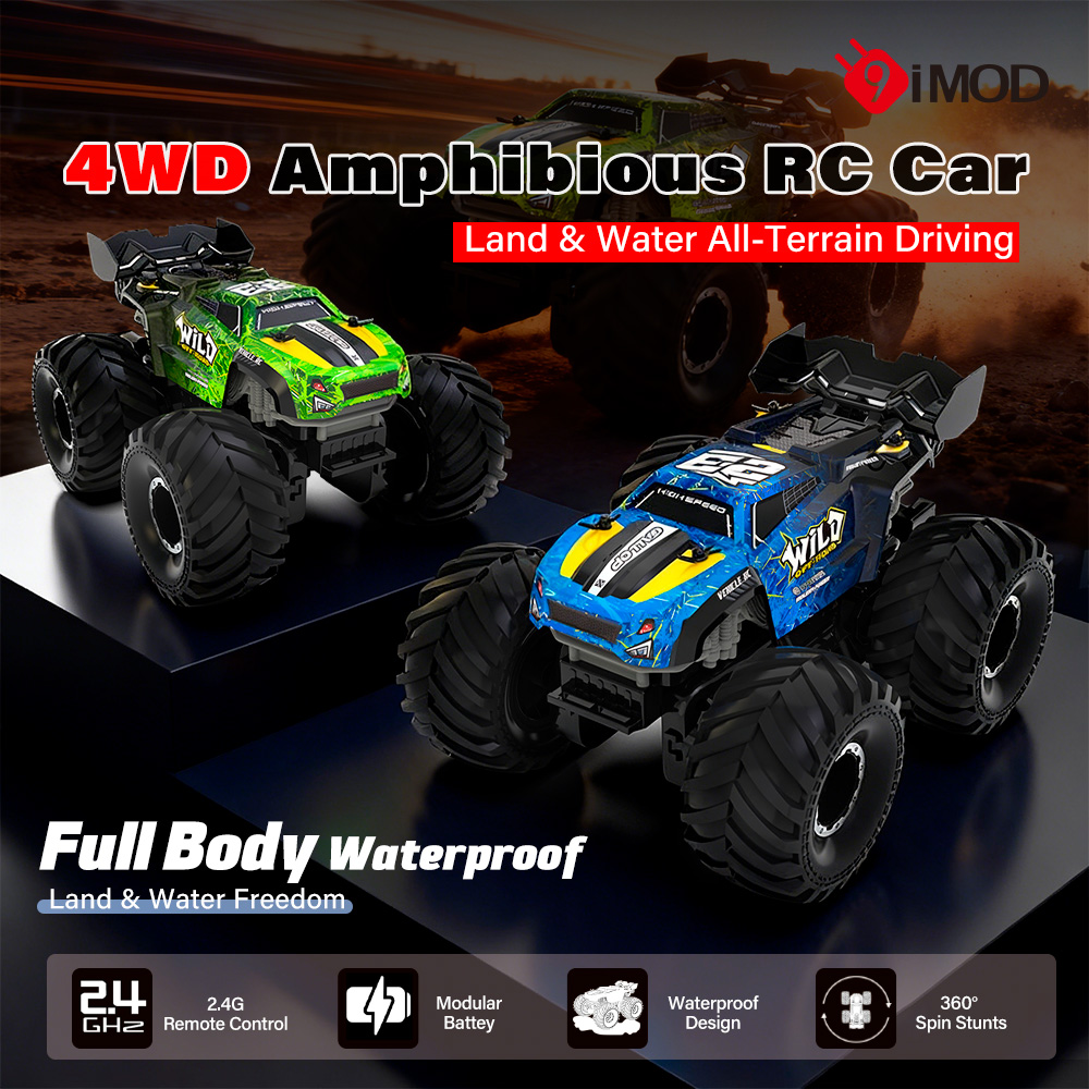 9IMOD RC Amphibious Monster Tr - Kids Toys Long Island recension och pris