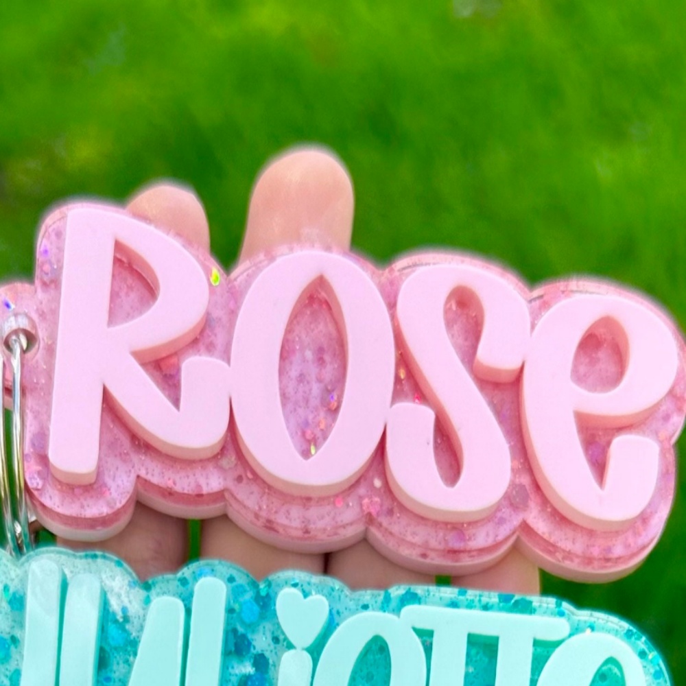 Personalized Keychain/ Acrylic - Laser Tag Set Kids recension och pris