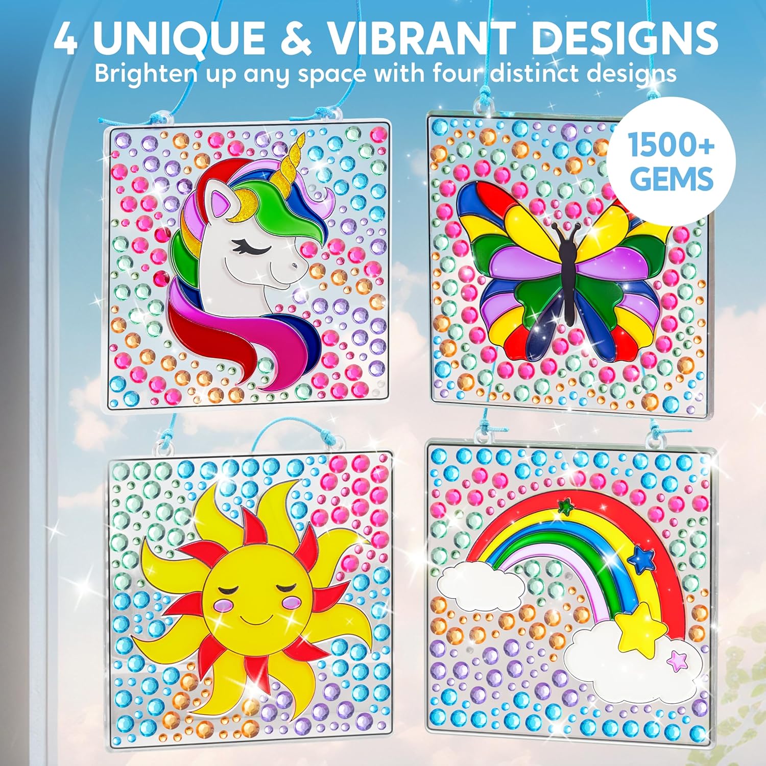 JOYFY 4PCS Window Art 2-in-1 G - Kid Toys And Craft recension och pris