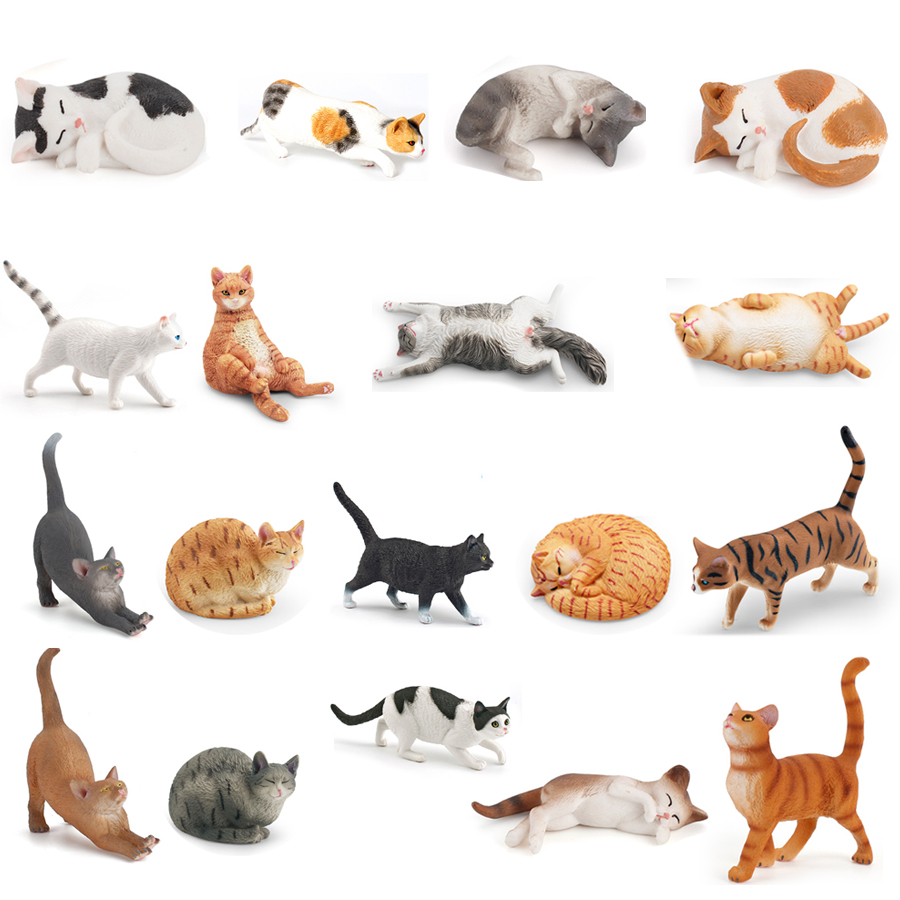 Realistic Cute Kitty Lazy Past - Kids Toys Under 1 Year recension och pris