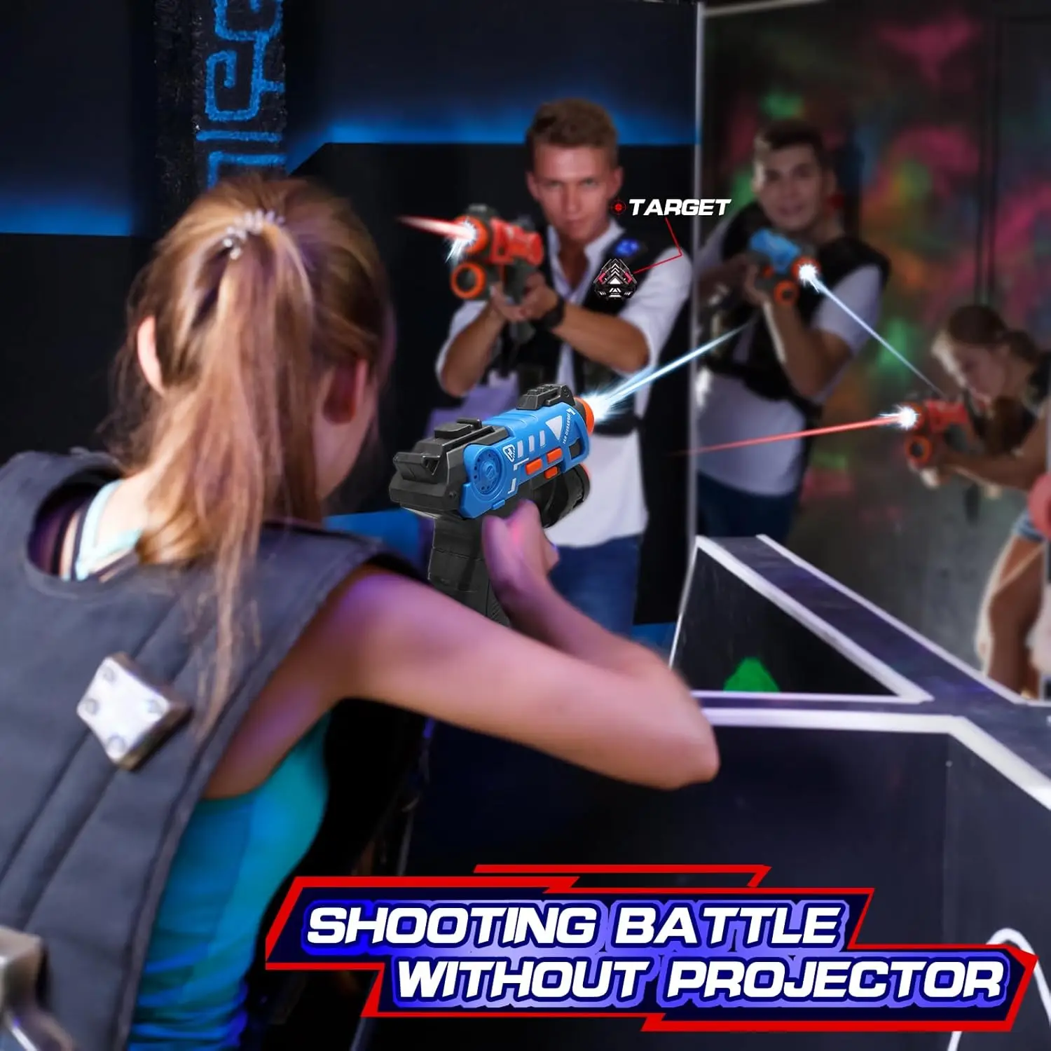 Laser Tag Gun Set with Project - Laser Tag Set Kids recension och pris