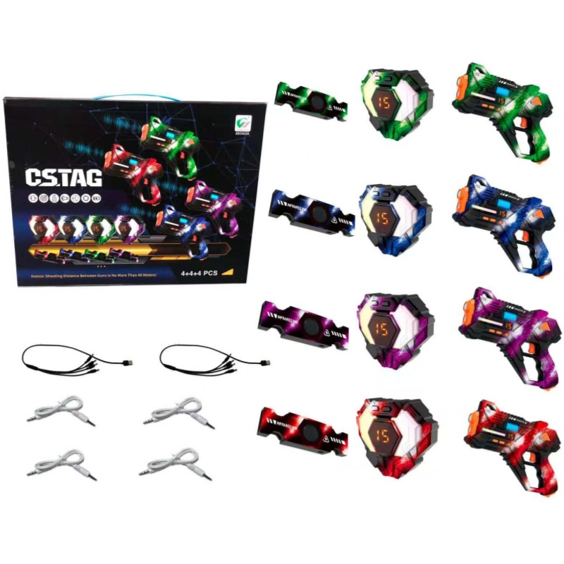 CSTAG 4x4x4 Laser Tag Guns Set - Laser Tag Set Kids recension och pris