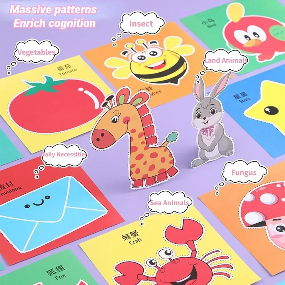 48pcs Children Handmade Paper  - Kid Toys And Craft recension och pris